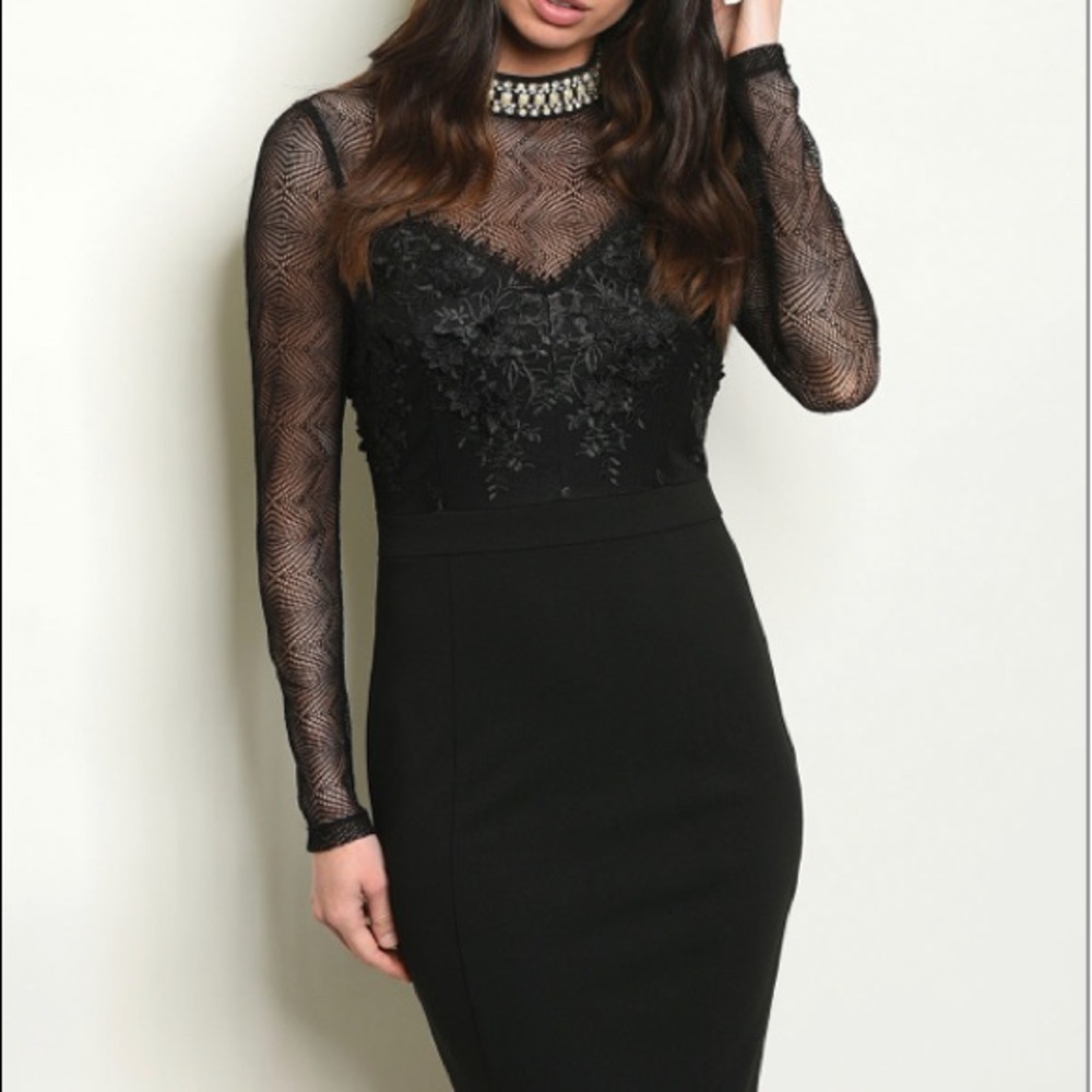 Elegant black dress